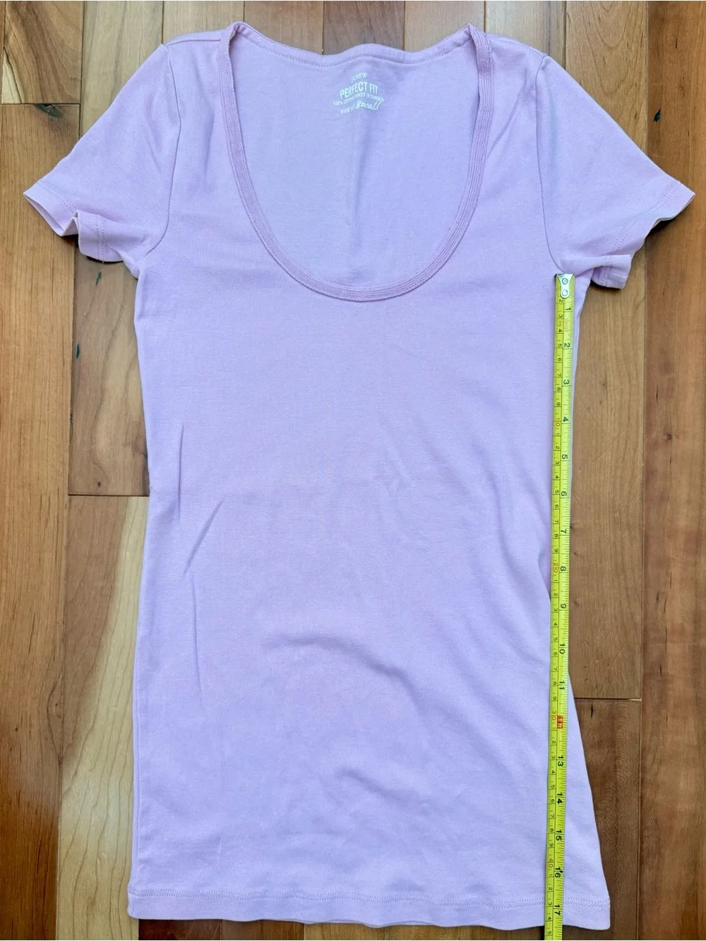 J. Crew Pink Scoop Neck Short Sleeve Tee